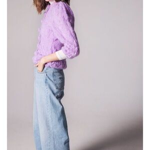 Lavender Maridruna Fiona Handknit Sweater